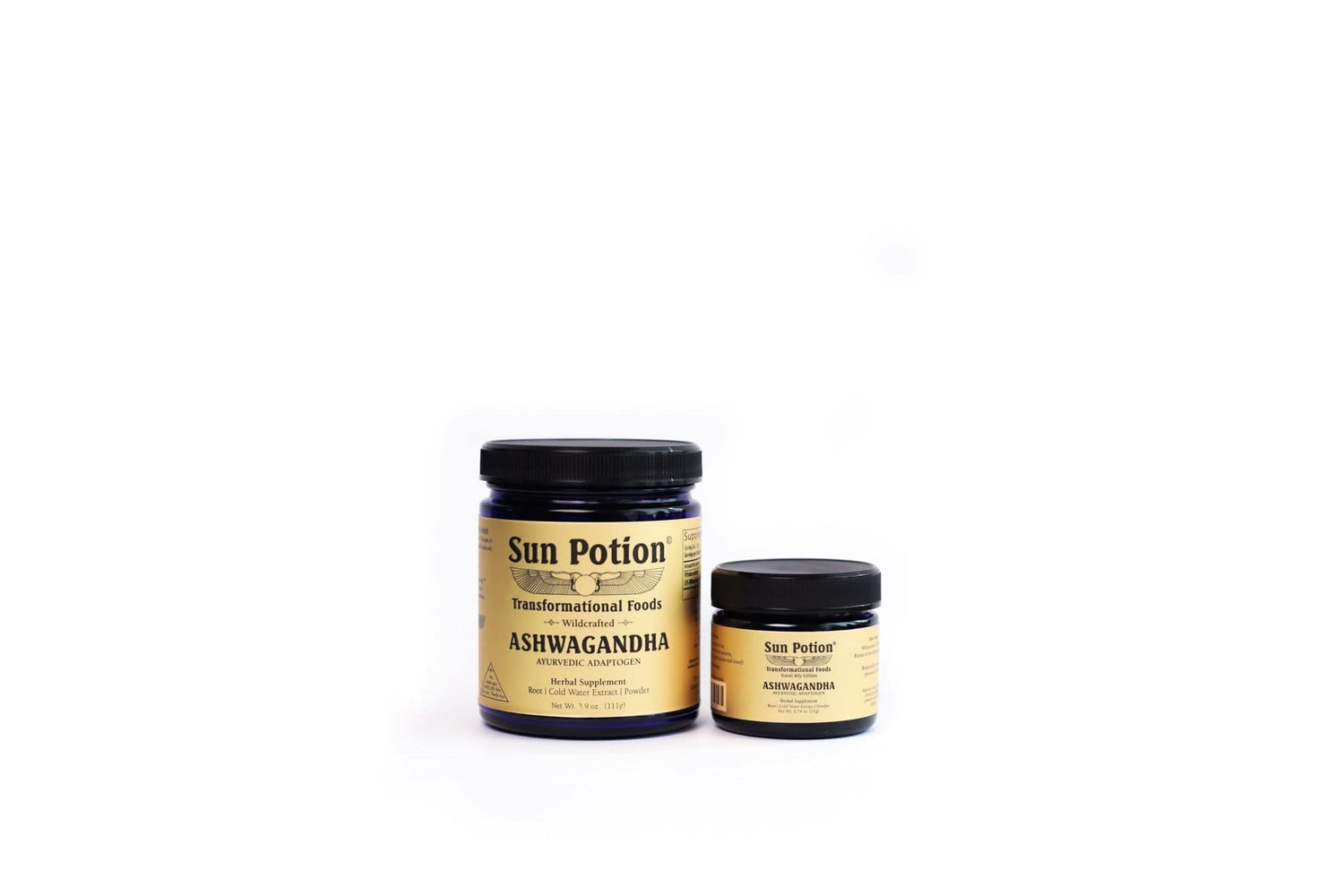 Sun Potion Adaptogen 21 grams Ashwagandha (Wildcrafted) - Travel Ally Edition