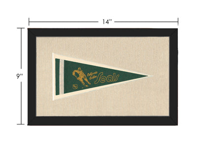 Americana Memories Vintage Pennants and Memorabilia Vintage California Golden Seals Pennant