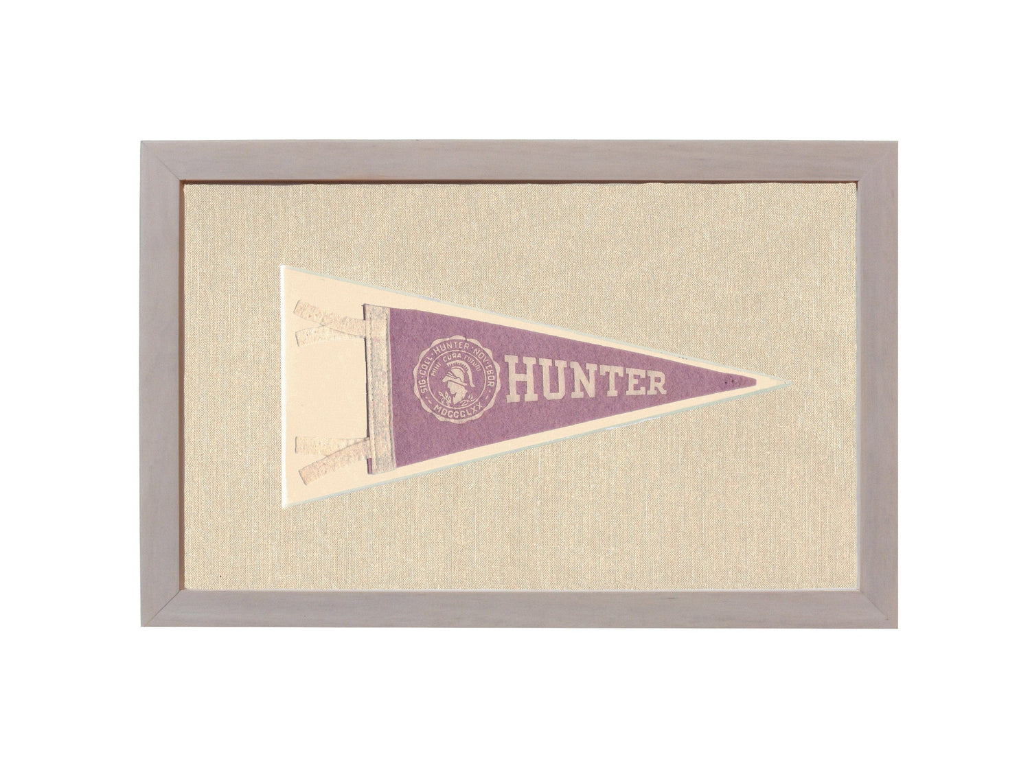 Americana Memories Vintage Pennants and Memorabilia Vintage Hunter College Pennant