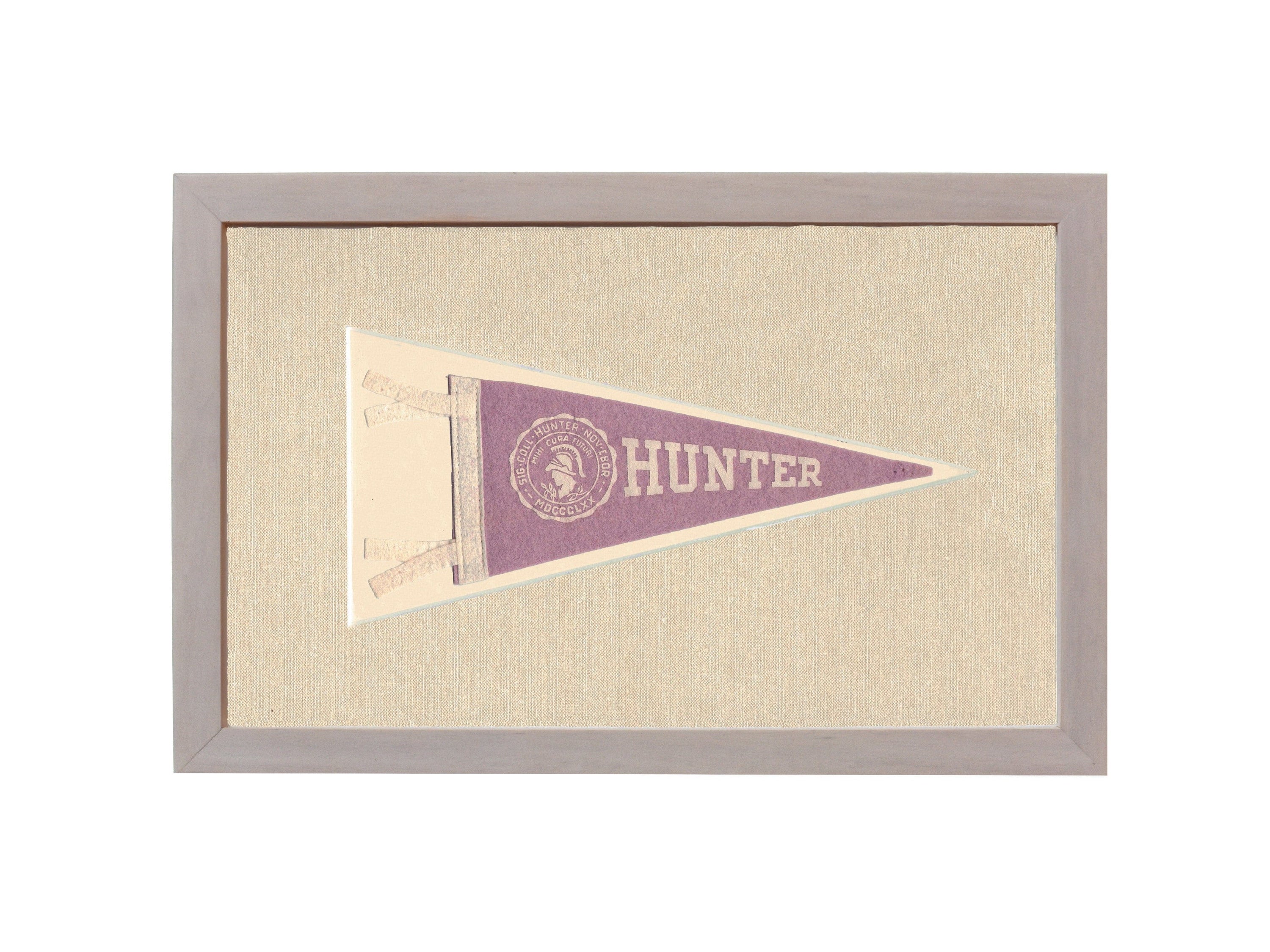 Americana Memories Vintage Pennants and Memorabilia Vintage Hunter College Pennant