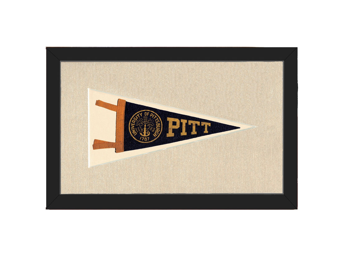 Americana Memories Vintage Pennants and Memorabilia Vintage University of Pittsburgh Pennant