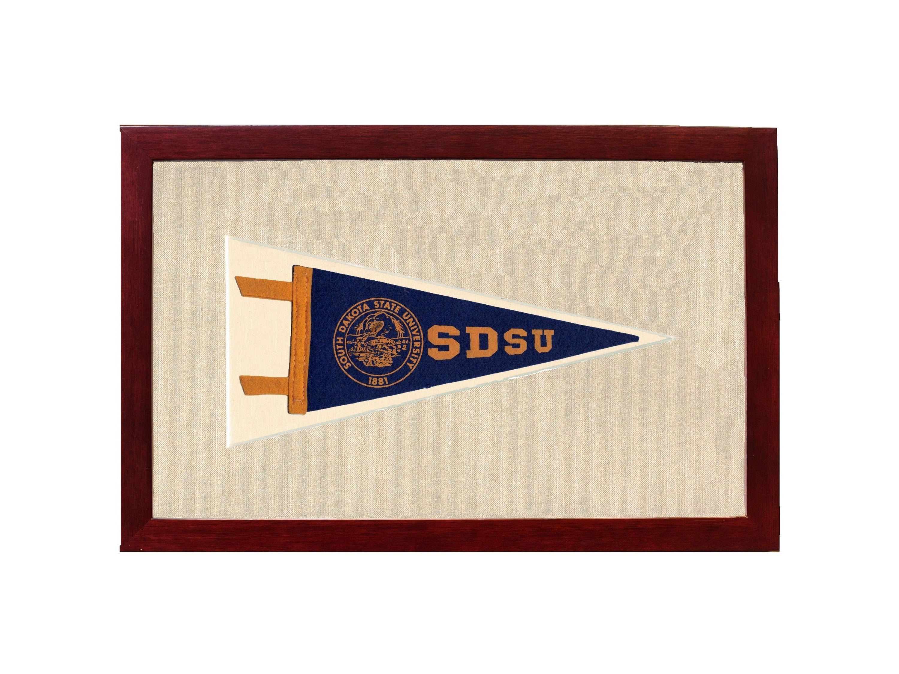 Americana Memories Vintage Pennants and Memorabilia Vintage South Dakota State University Pennant
