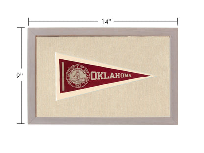 Americana Memories Vintage Pennants and Memorabilia Vintage University of Oklahoma Pennant