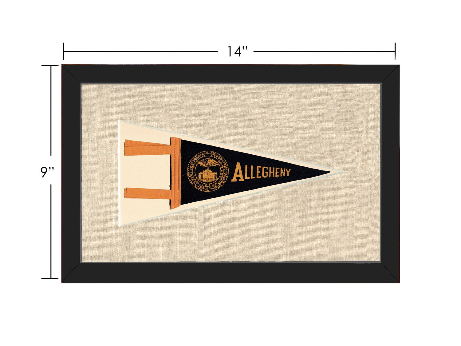 Vintage Allegheny College Pennant