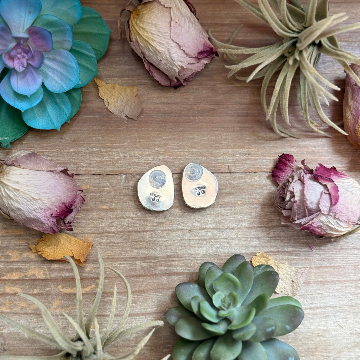 Sonoran Turquoise Stud Earrings by Jason Ogg