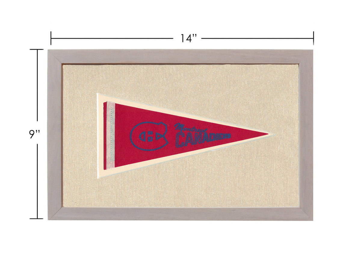 Americana Memories Vintage Pennants and Memorabilia Vintage Montreal Canadiens Pennant