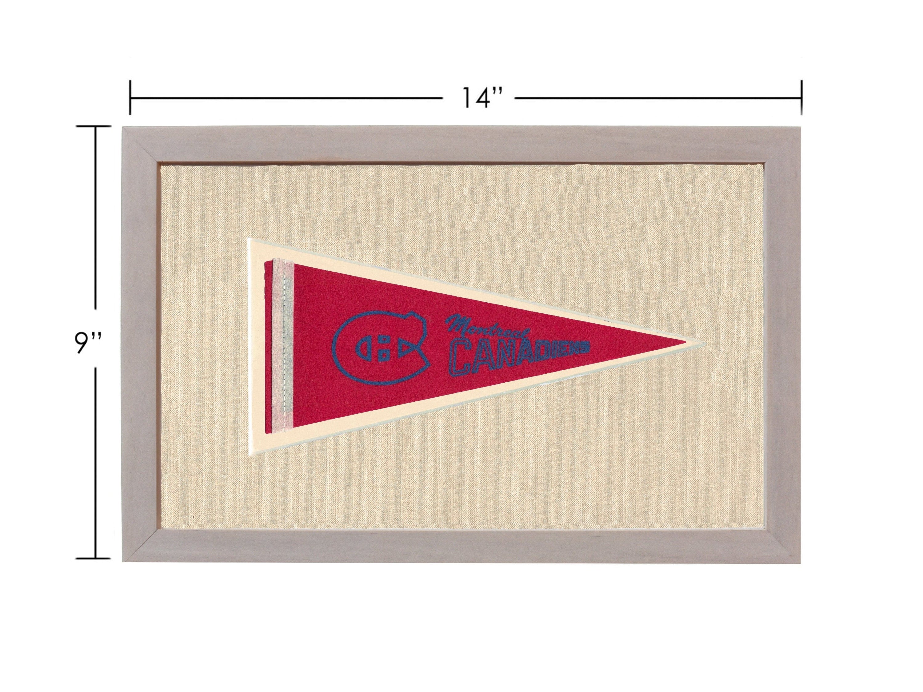 Americana Memories Vintage Pennants and Memorabilia Vintage Montreal Canadiens Pennant