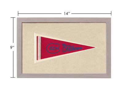Americana Memories Vintage Pennants and Memorabilia Vintage Montreal Canadiens Pennant