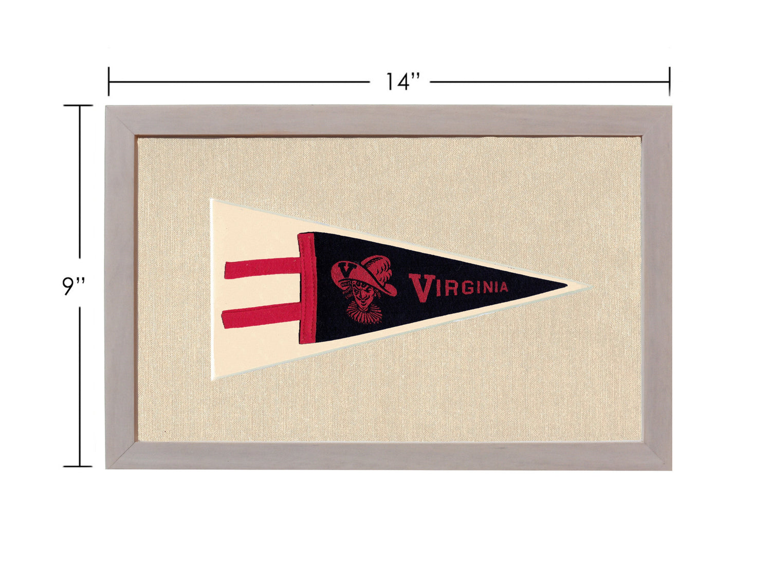 Vintage University of Virginia Pennant