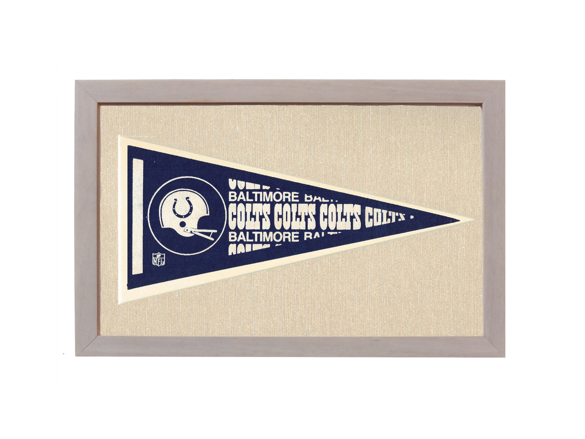Americana Memories Vintage Pennants and Memorabilia Vintage Baltimore Colts Pennant