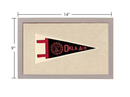 Vintage Oklahoma A&amp;M Pennant