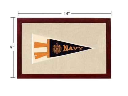 Americana Memories Vintage Pennants and Memorabilia Vintage Navy Pennant