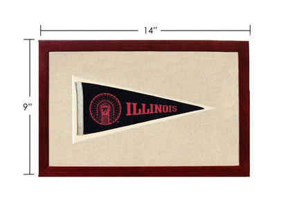 Americana Memories Vintage Pennants and Memorabilia Vintage Illinois Pennant