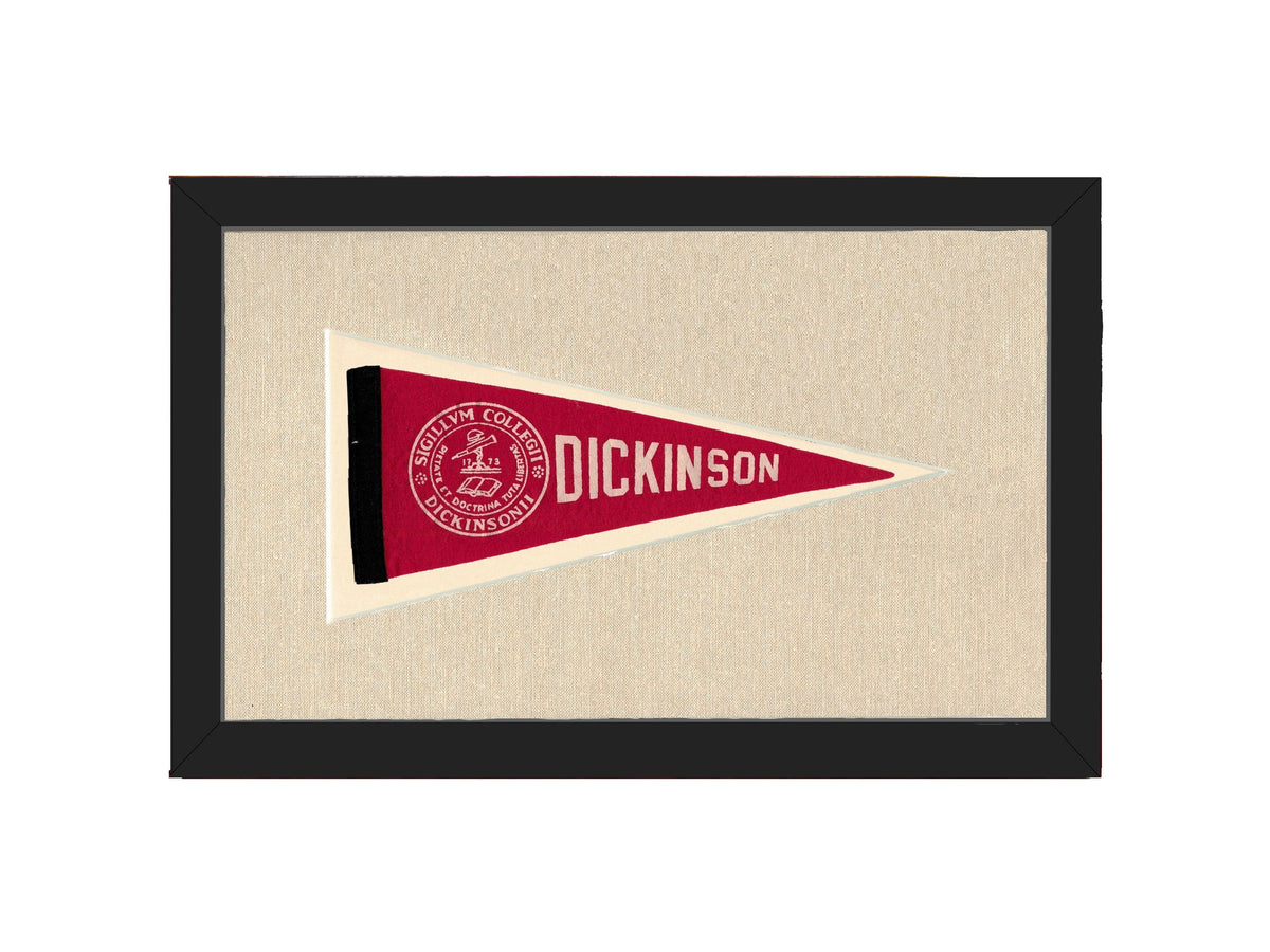 Americana Memories Vintage Pennants and Memorabilia Vintage Dickinson College Pennant