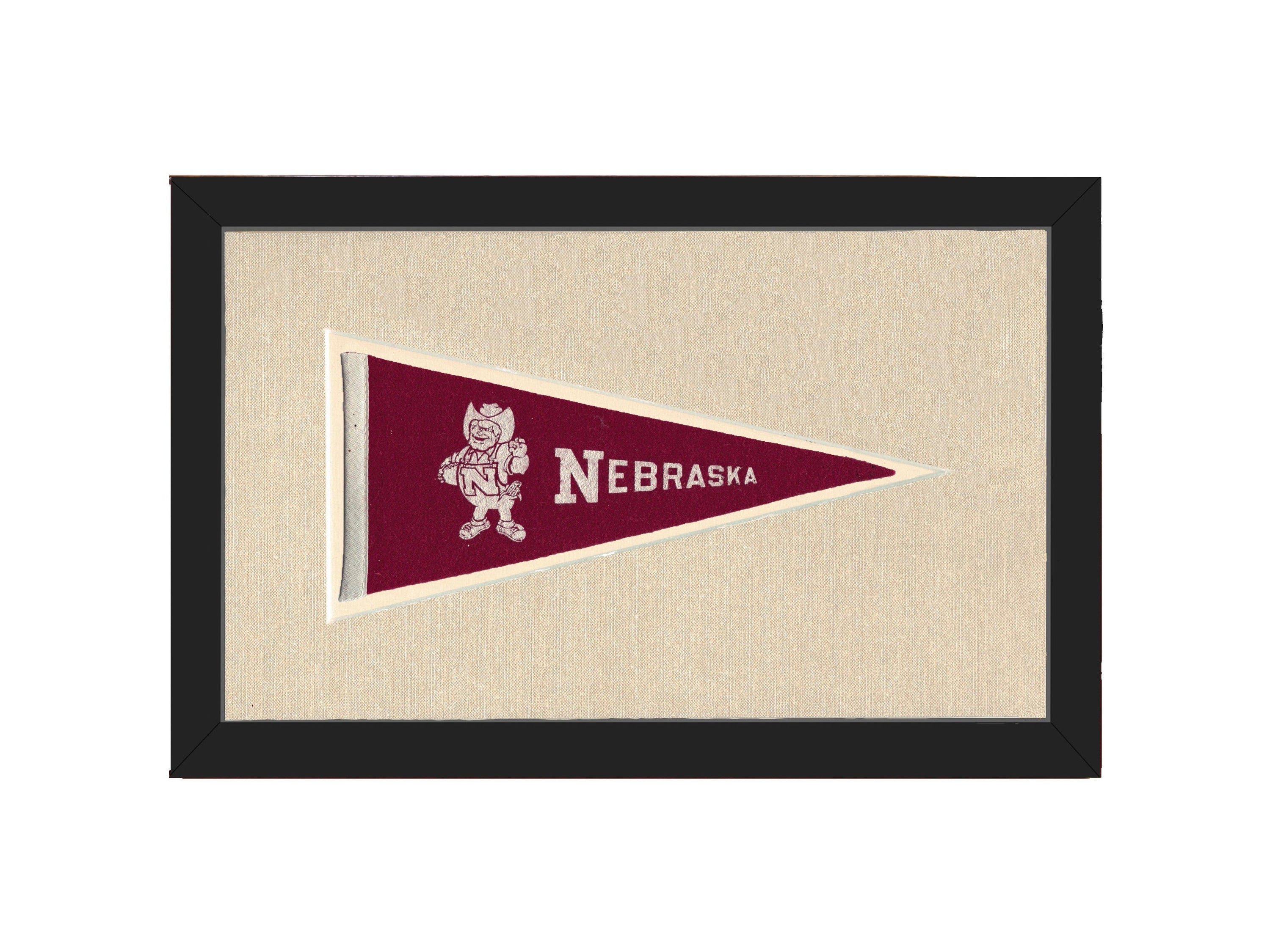 Americana Memories Vintage Pennants and Memorabilia Vintage University of Nebraska Pennant