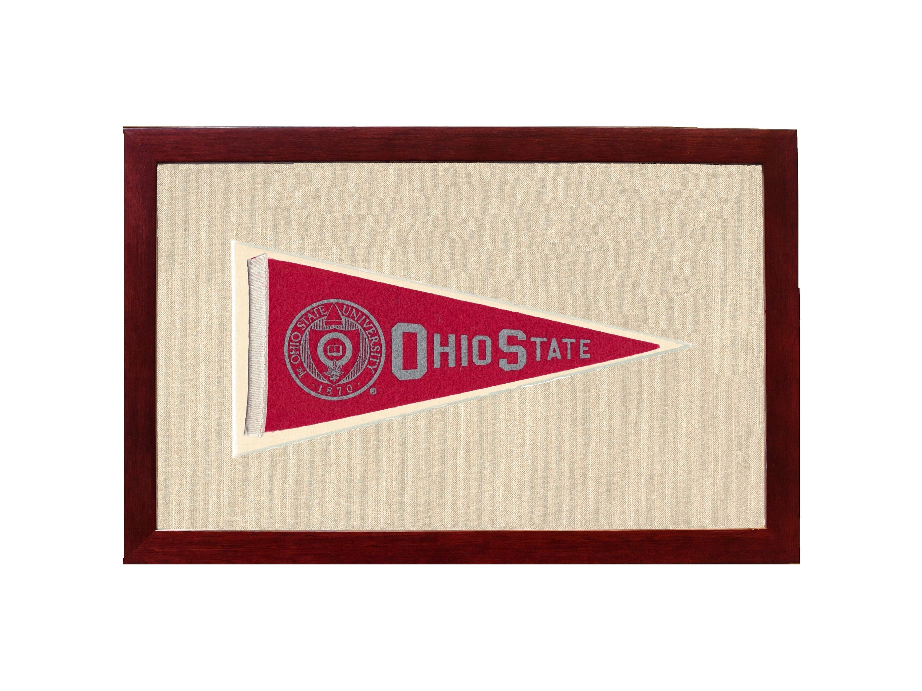 Americana Memories Vintage Pennants and Memorabilia Vintage Ohio State Pennant