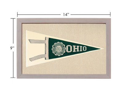 Vintage Ohio University Pennant