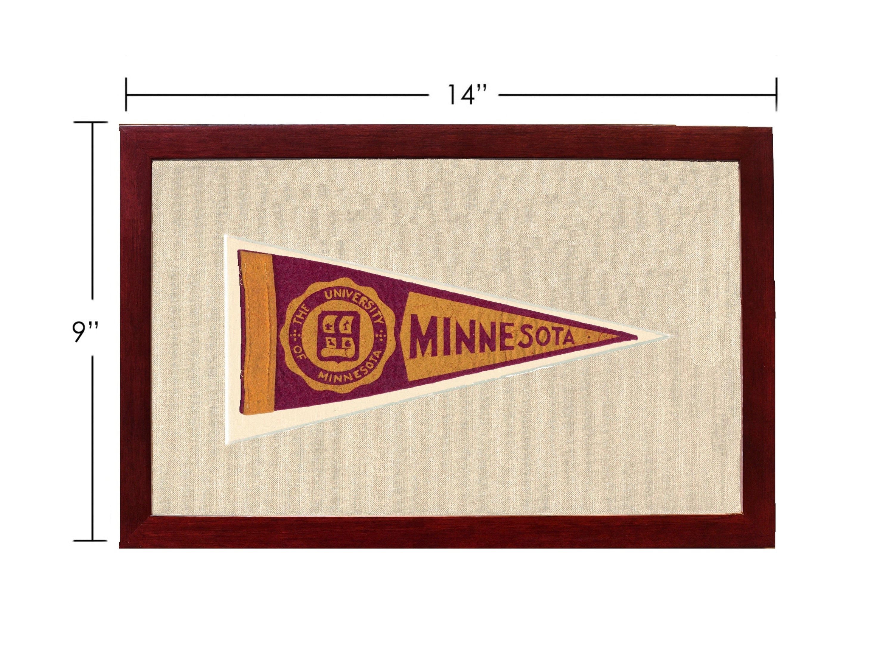 Americana Memories Vintage Pennants and Memorabilia Vintage University of Minnesota Pennant