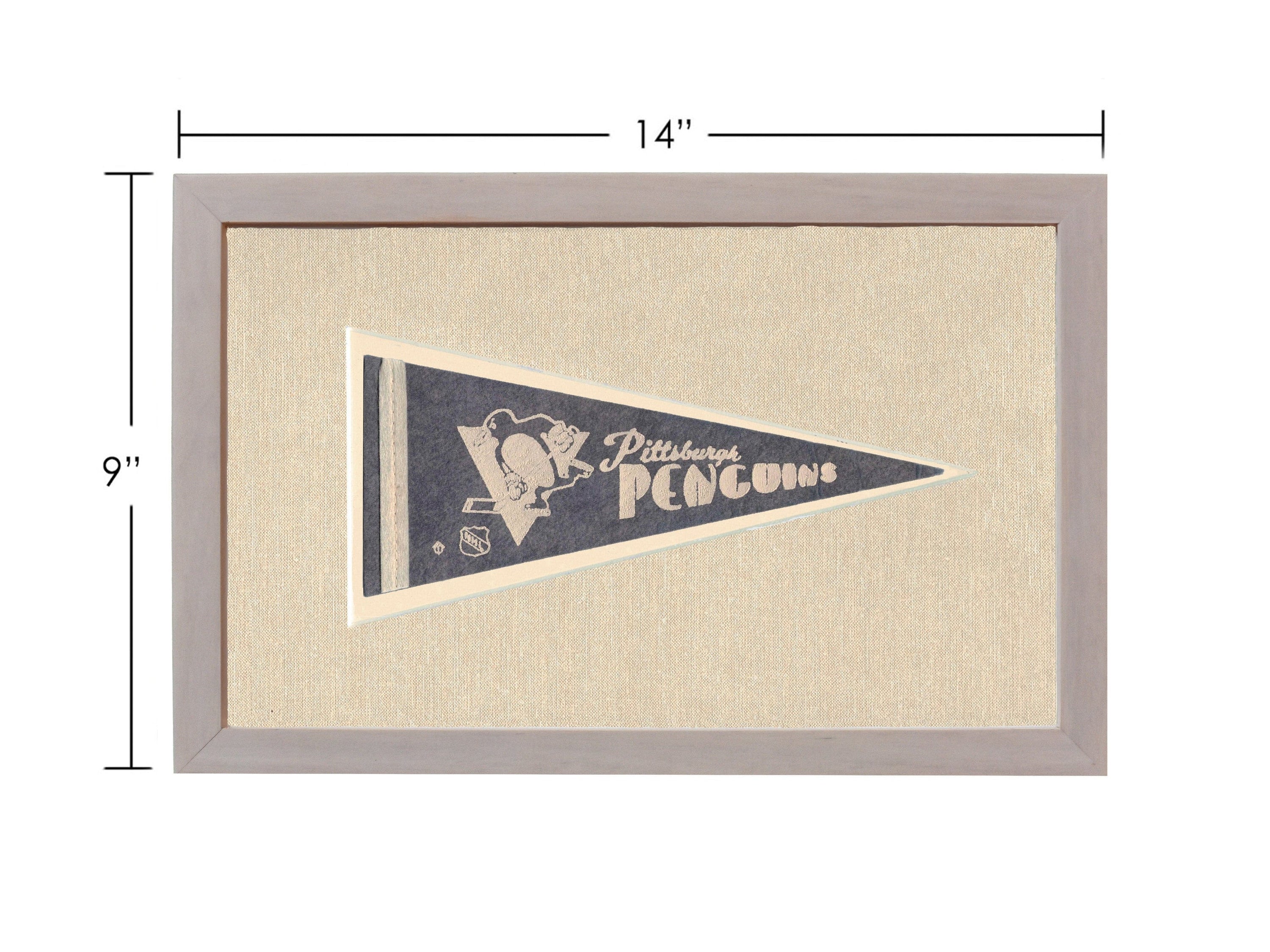 Americana Memories Vintage Pennants and Memorabilia Vintage Pittsburgh Penguins Pennant