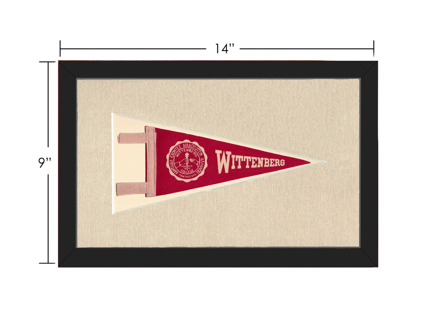 Vintage Wittenberg College Pennant
