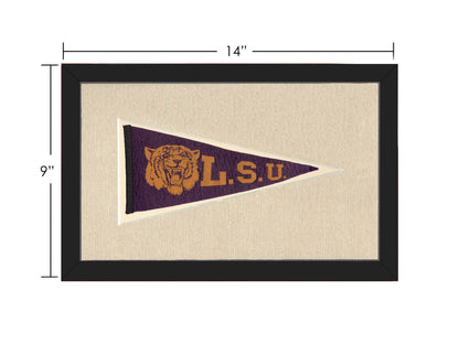 Vintage Louisiana State University Pennant