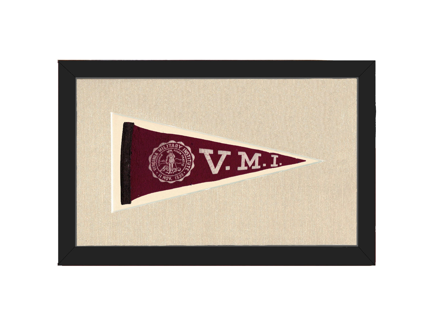 Americana Memories Vintage Pennants and Memorabilia Vintage Virginia Military Institute Pennant