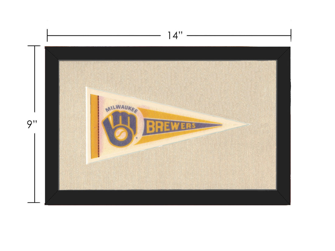 Americana Memories Vintage Pennants and Memorabilia Vintage Milwaukee Brewery Pennant