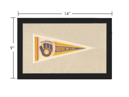 Americana Memories Vintage Pennants and Memorabilia Vintage Milwaukee Brewery Pennant