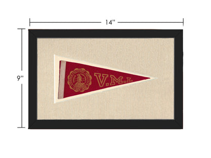 Americana Memories Vintage Pennants and Memorabilia Vintage Virginia Military Institute Pennant