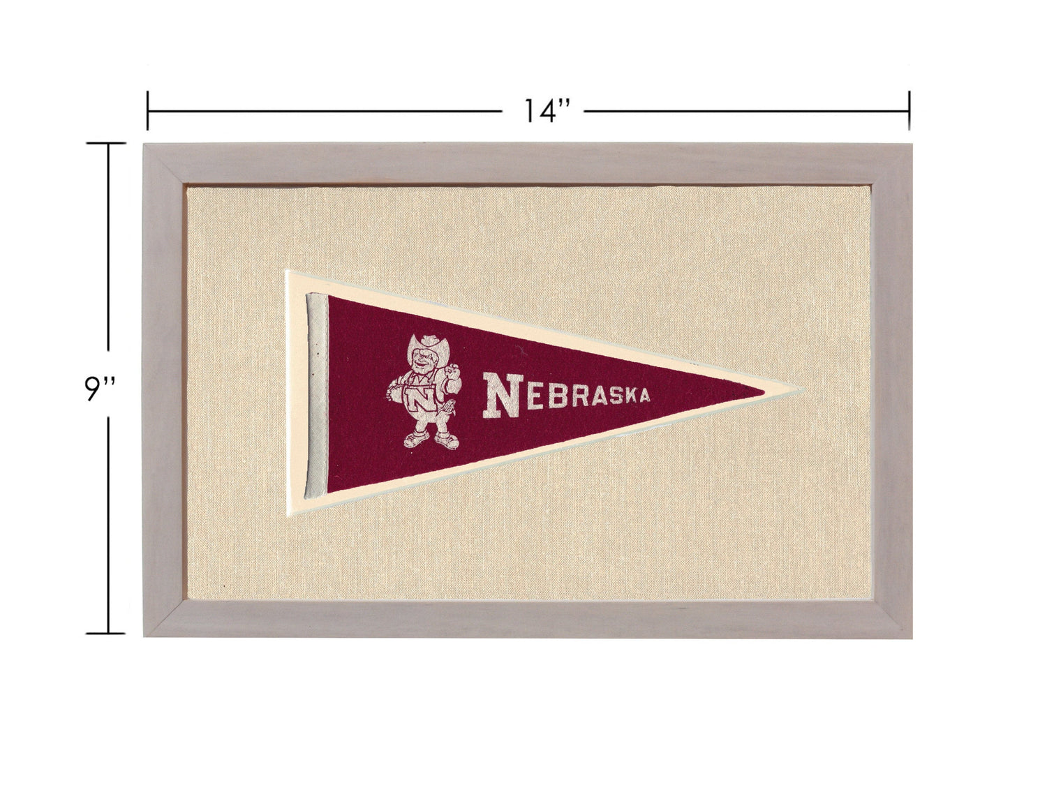 Americana Memories Vintage Pennants and Memorabilia Vintage University of Nebraska Pennant