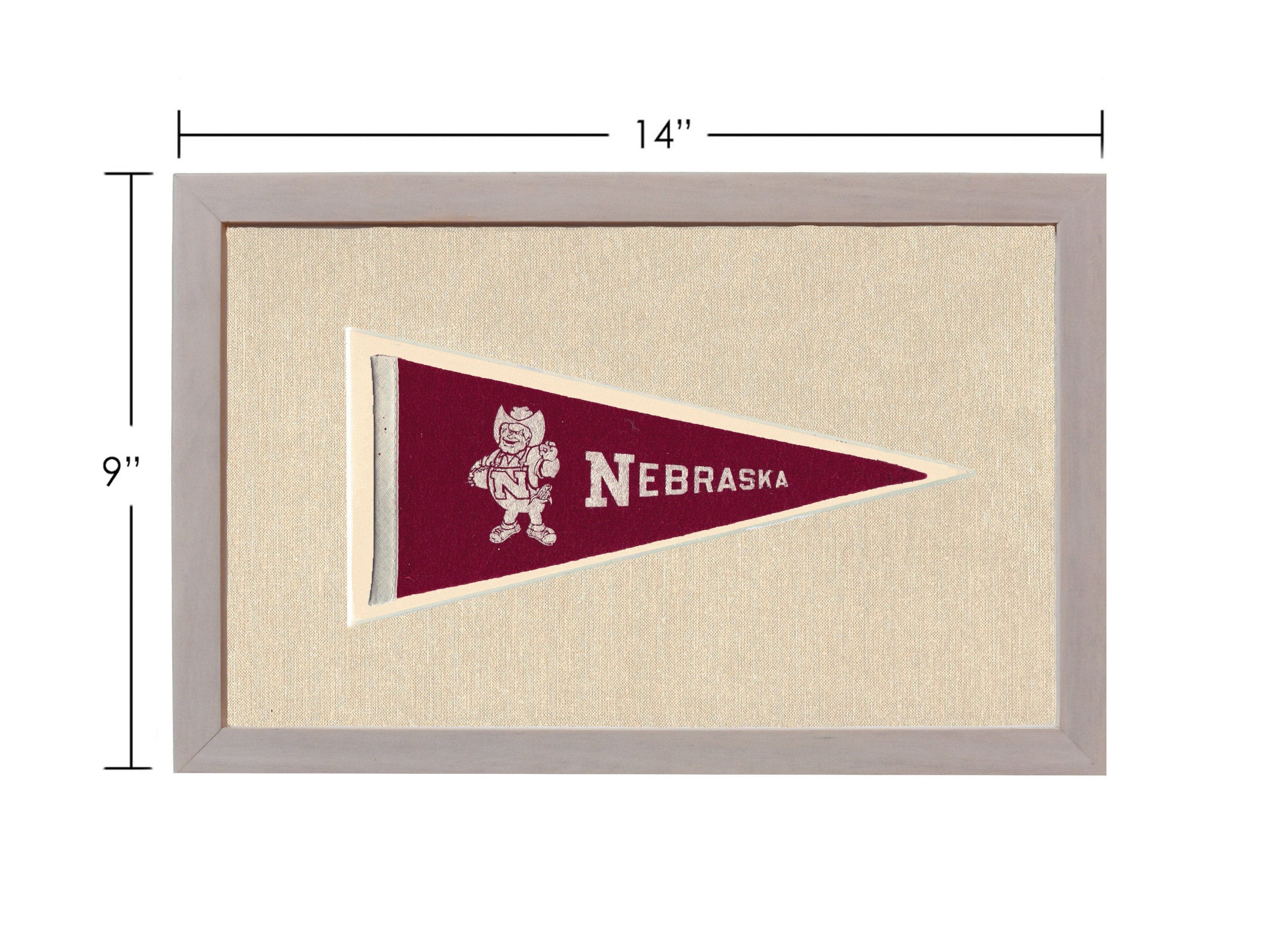 Americana Memories Vintage Pennants and Memorabilia Vintage University of Nebraska Pennant