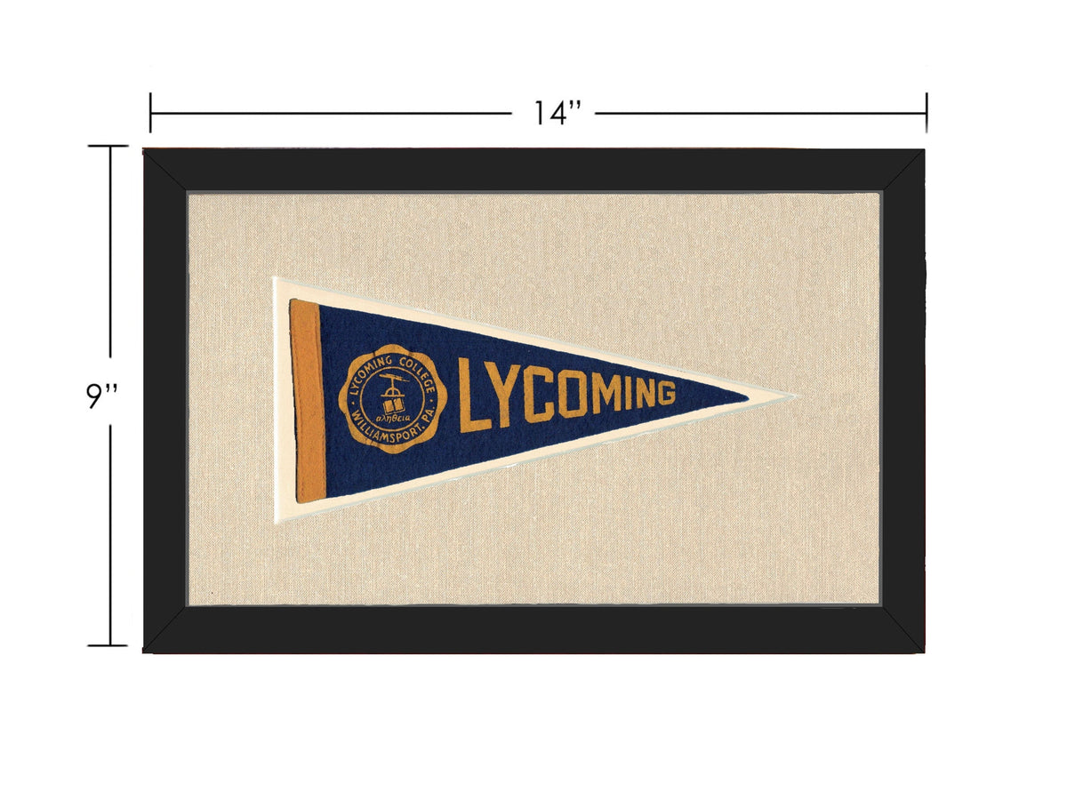 Americana Memories Vintage Pennants and Memorabilia Vintage Lycoming College Pennant