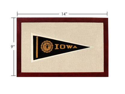 Vintage University of Iowa Pennant