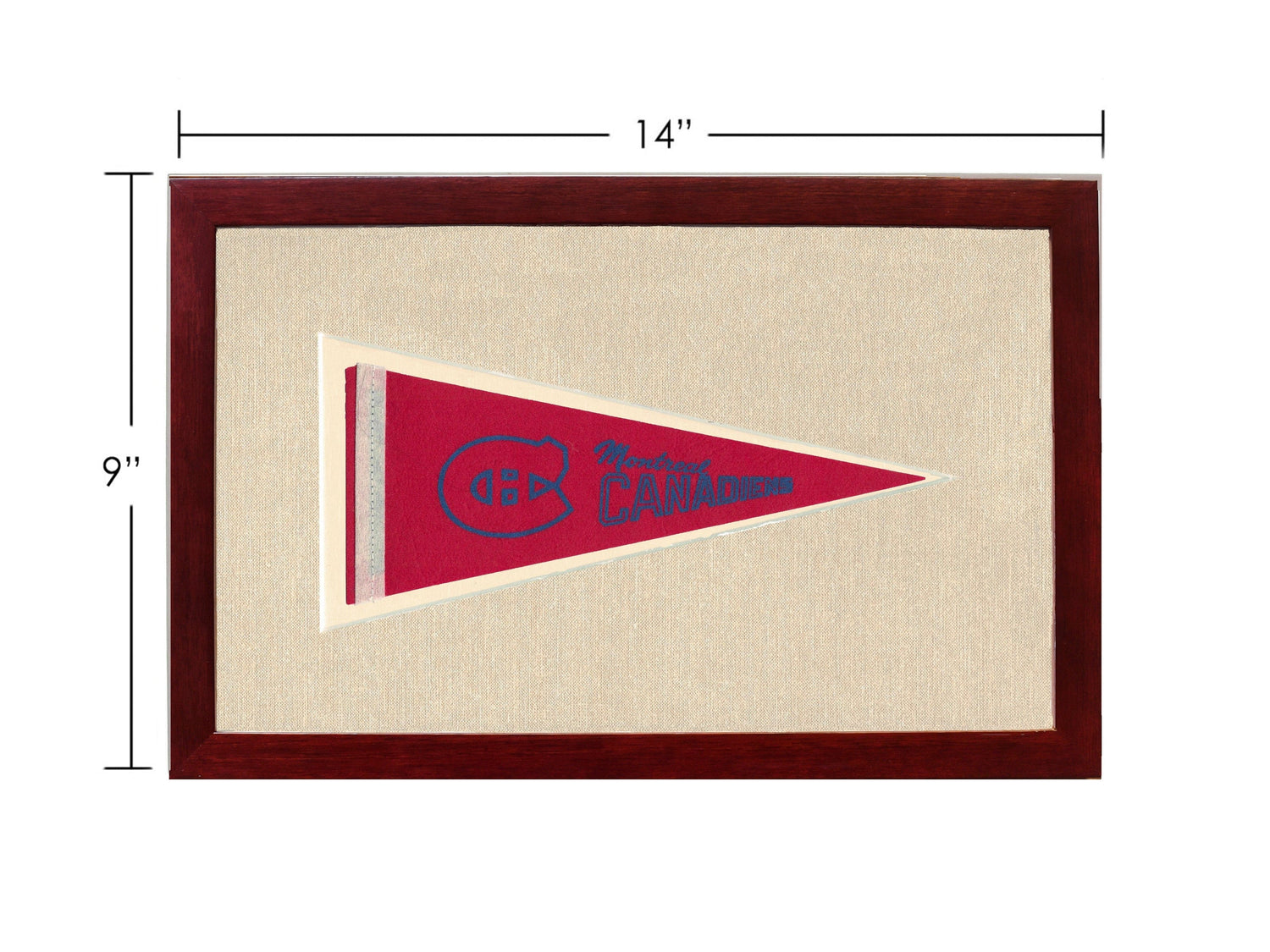 Americana Memories Vintage Pennants and Memorabilia Vintage Montreal Canadiens Pennant