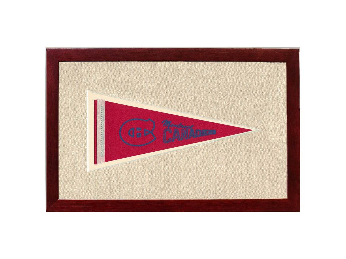 Americana Memories Vintage Pennants and Memorabilia Vintage Montreal Canadiens Pennant