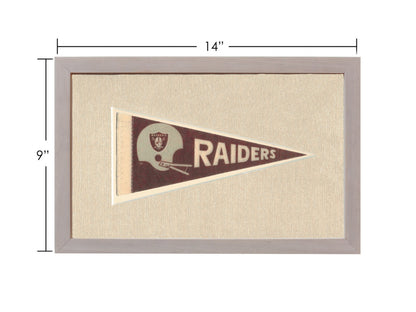 Vintage Raiders Pennant