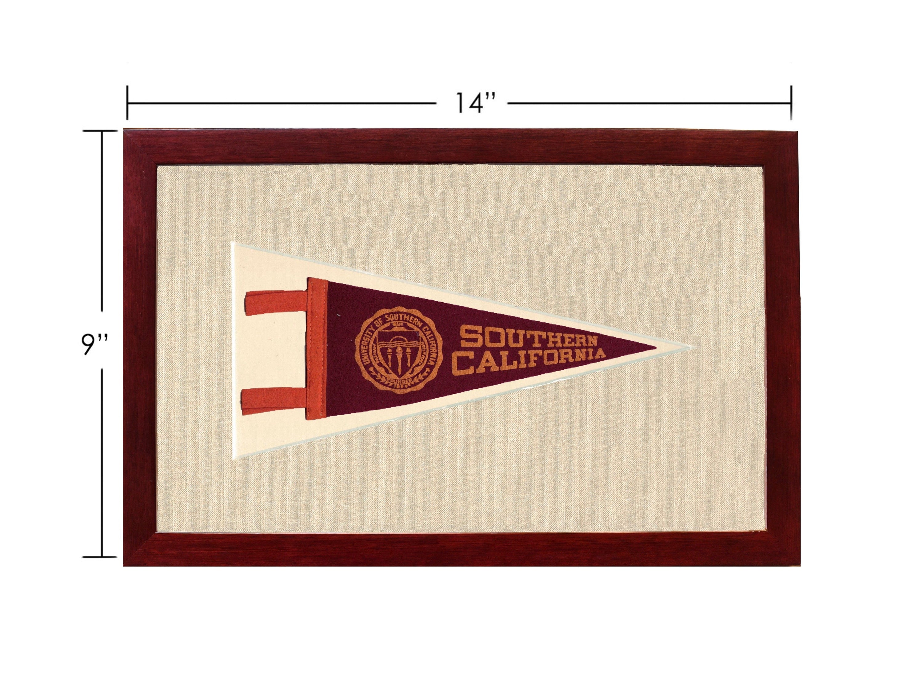 Americana Memories Vintage Pennants and Memorabilia Vintage University of Southern California Pennant