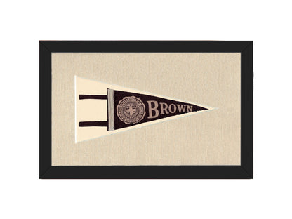 Americana Memories Vintage Pennants and Memorabilia Vintage Brown University Pennant
