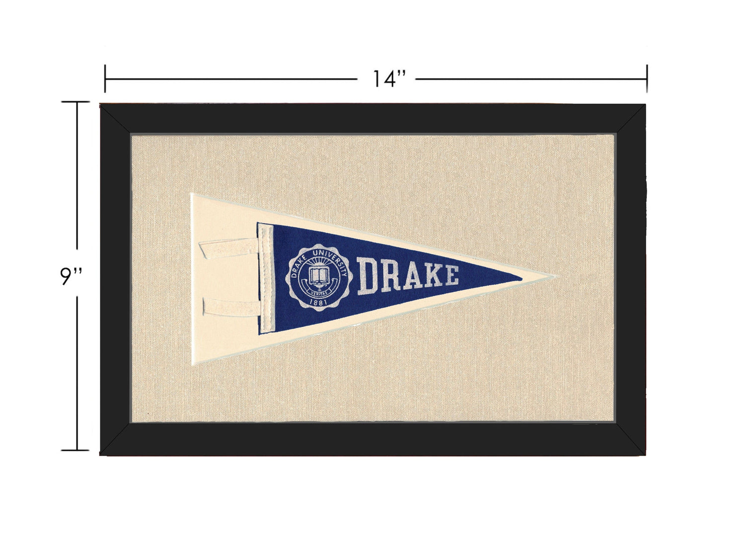 Americana Memories Vintage Pennants and Memorabilia Vintage Drake University Pennant