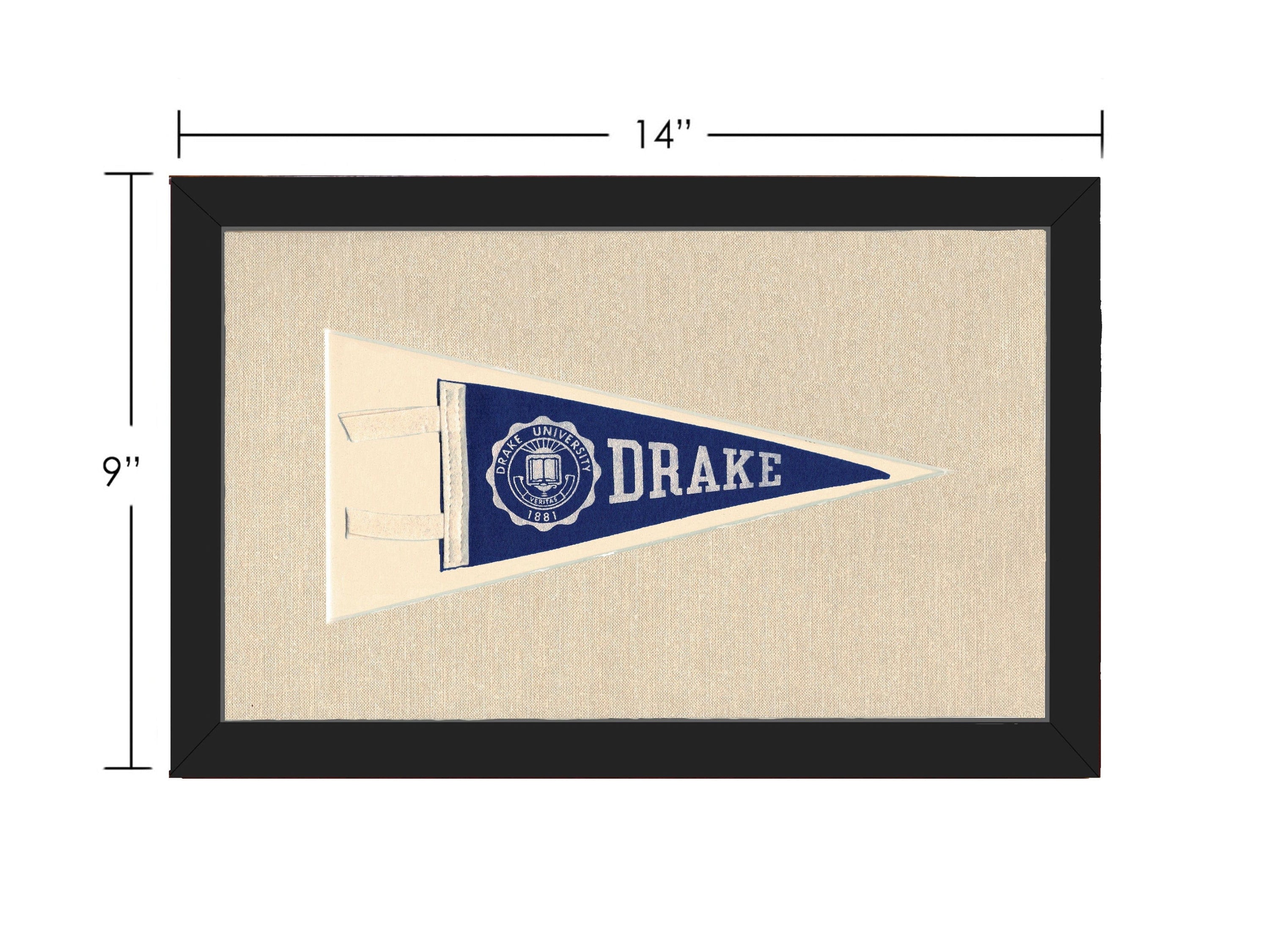 Americana Memories Vintage Pennants and Memorabilia Vintage Drake University Pennant