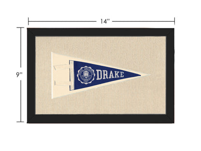 Americana Memories Vintage Pennants and Memorabilia Vintage Drake University Pennant