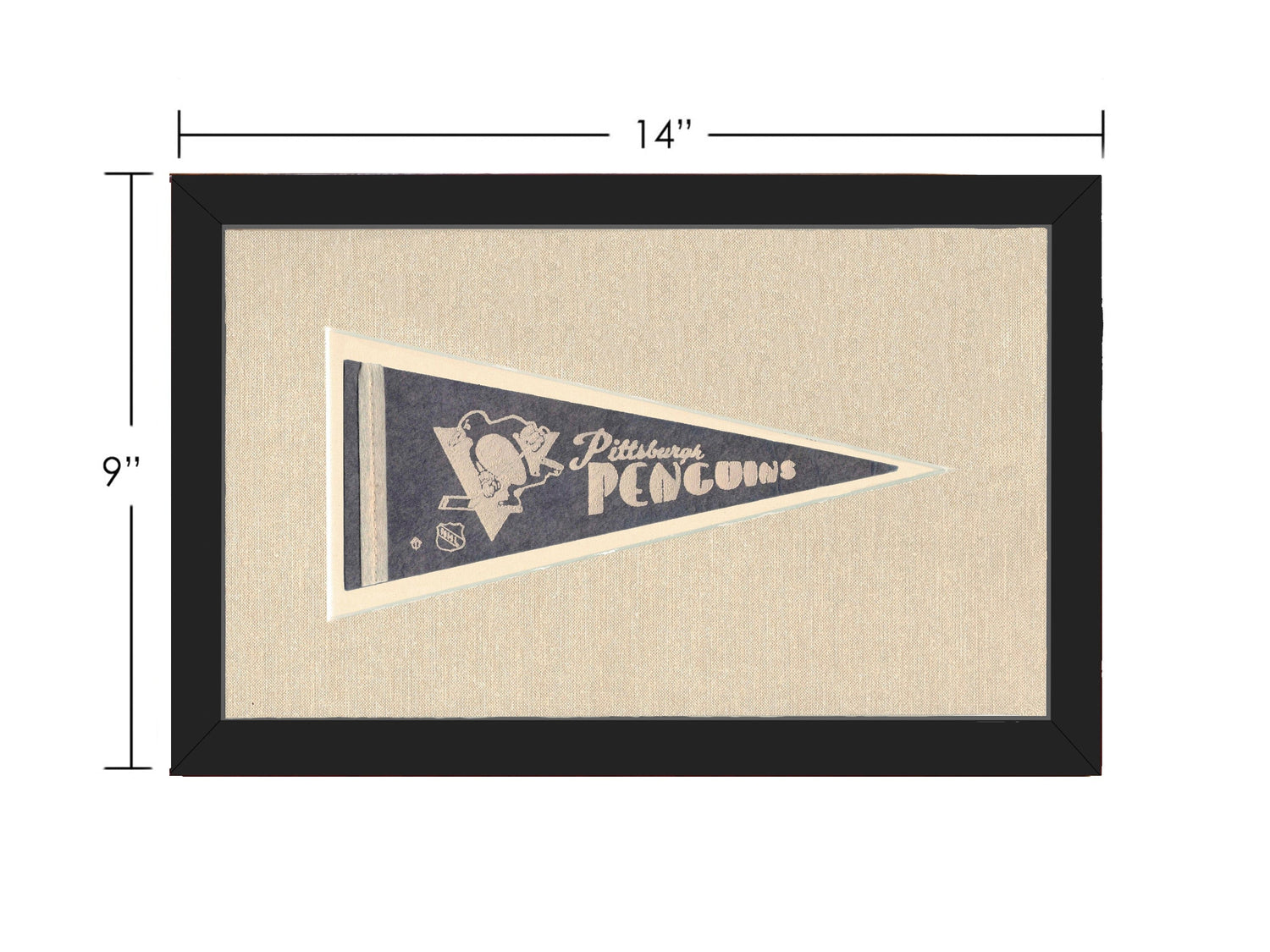 Americana Memories Vintage Pennants and Memorabilia Vintage Pittsburgh Penguins Pennant