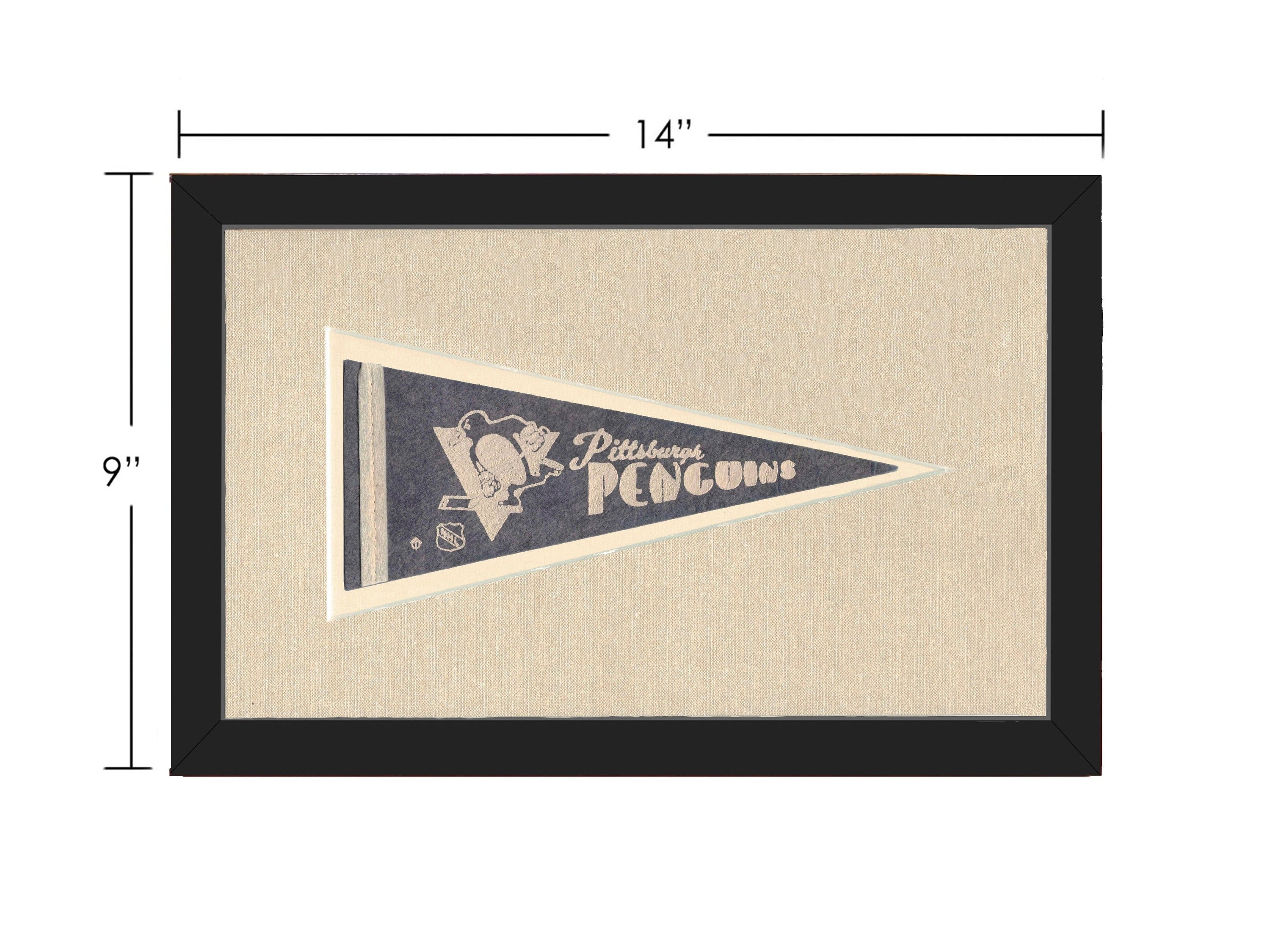 Americana Memories Vintage Pennants and Memorabilia Vintage Pittsburgh Penguins Pennant
