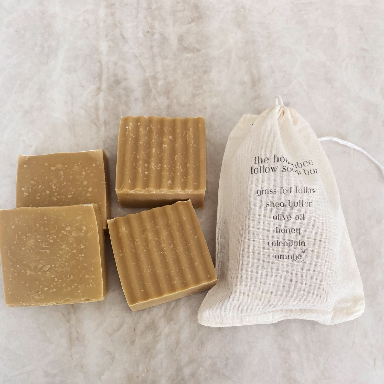 the honeybee tallow soap bar - My American Goods