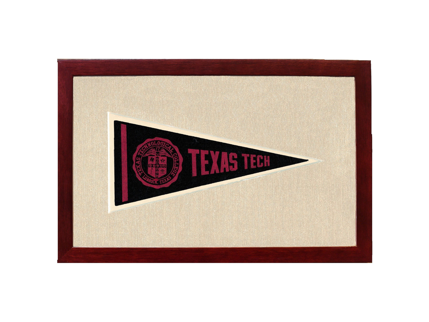 Americana Memories Vintage Pennants and Memorabilia Vintage Texas Tech Pennant