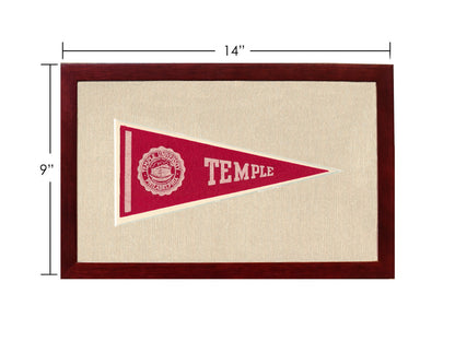 Vintage Temple University Pennant