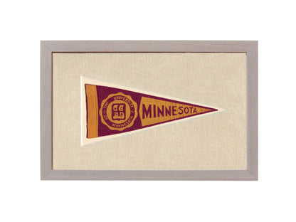 Americana Memories Vintage Pennants and Memorabilia Vintage University of Minnesota Pennant