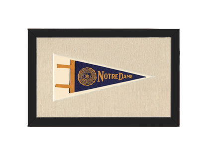 Americana Memories Vintage Pennants and Memorabilia Vintage Notre Dame Pennant