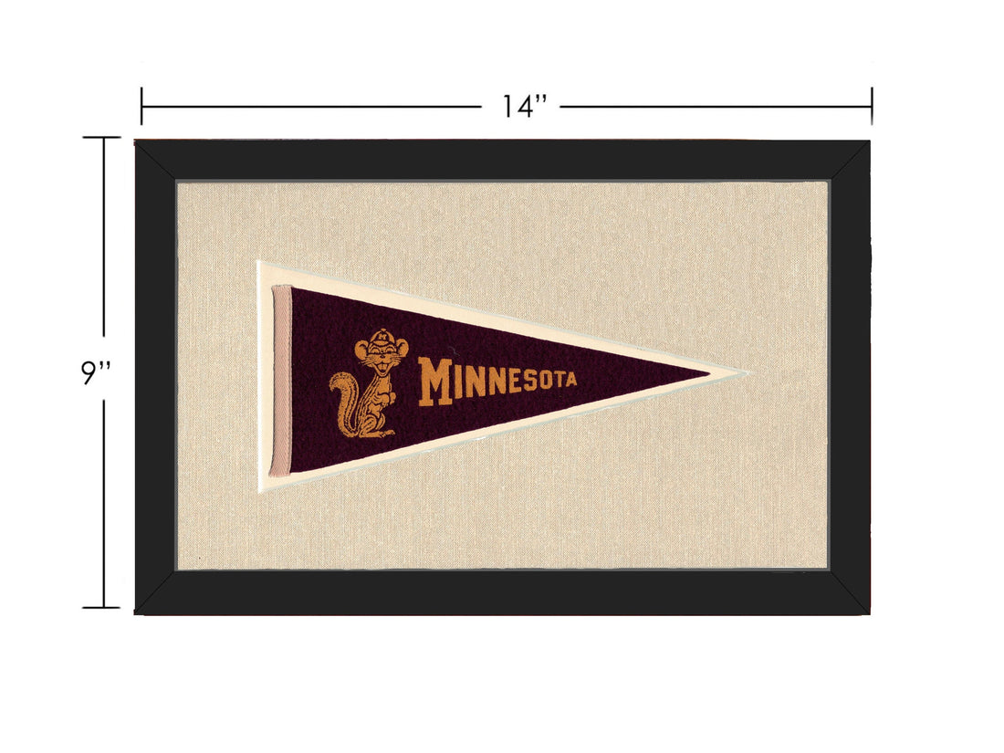 Americana Memories Vintage Pennants and Memorabilia Vintage Minnesota Pennant
