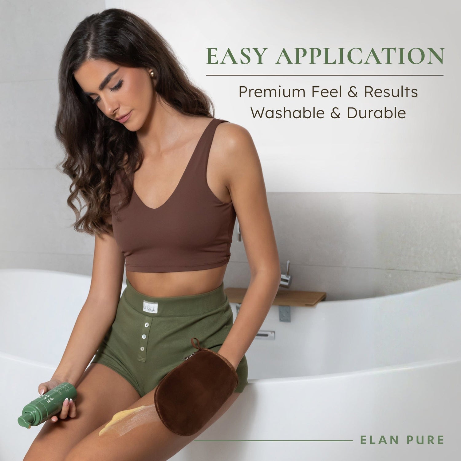 Elan Pure Self-Tanning Products Reusable Tanning Mitt